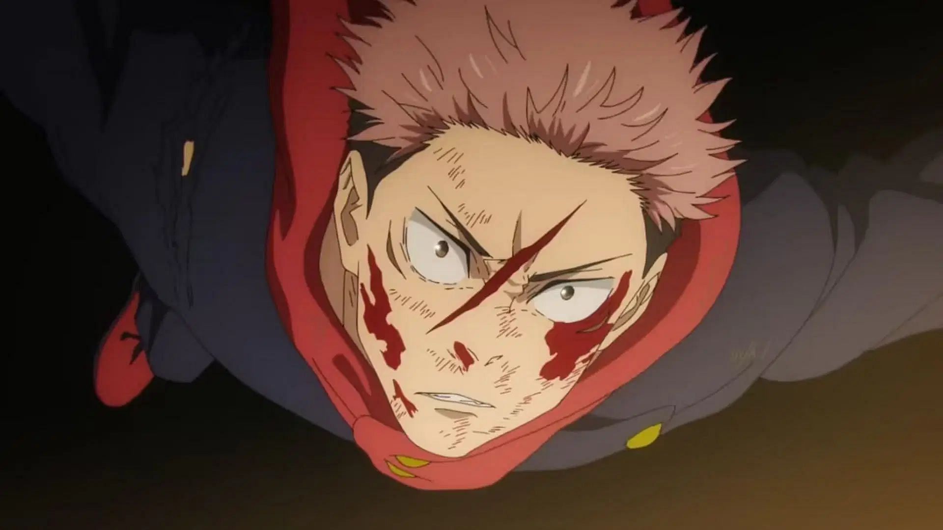 Yuji Itadori, as shown in the anime (Image via Studio MAPPA)